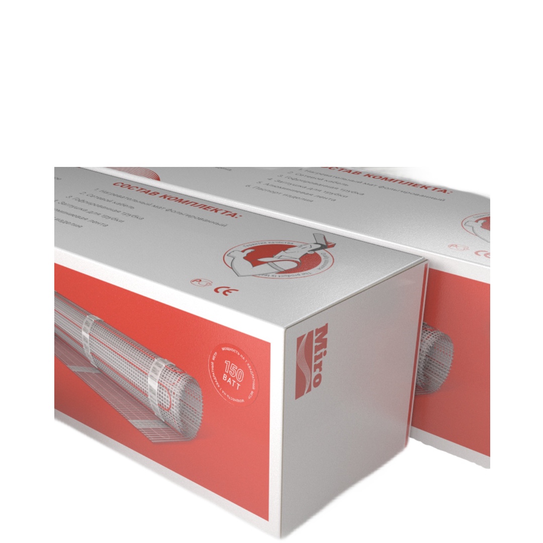 Нагревательный мат Miro 2,5 м2 - 375 Вт (150 Вт/м2)